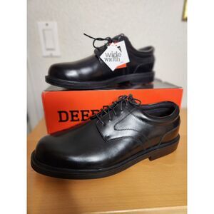 Deer Stags Men's Black Dress Shoes Time Black Smth Size 15W NWT&B!